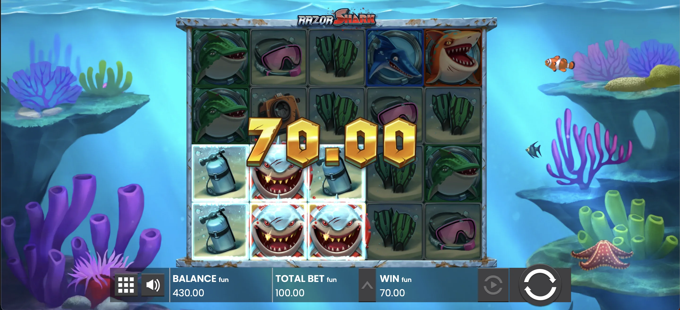 Razor Shark gratis erleben &ndash; Der Demomodus von Push Gaming